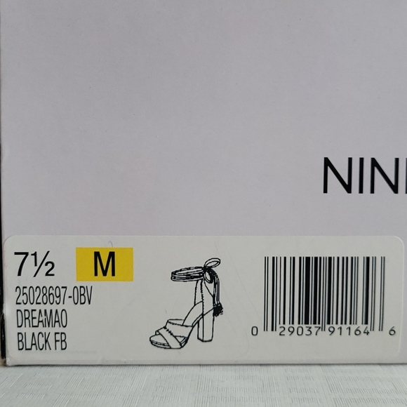 Nine West Black Dreamao Platform Sandals - Picture 3 of 4